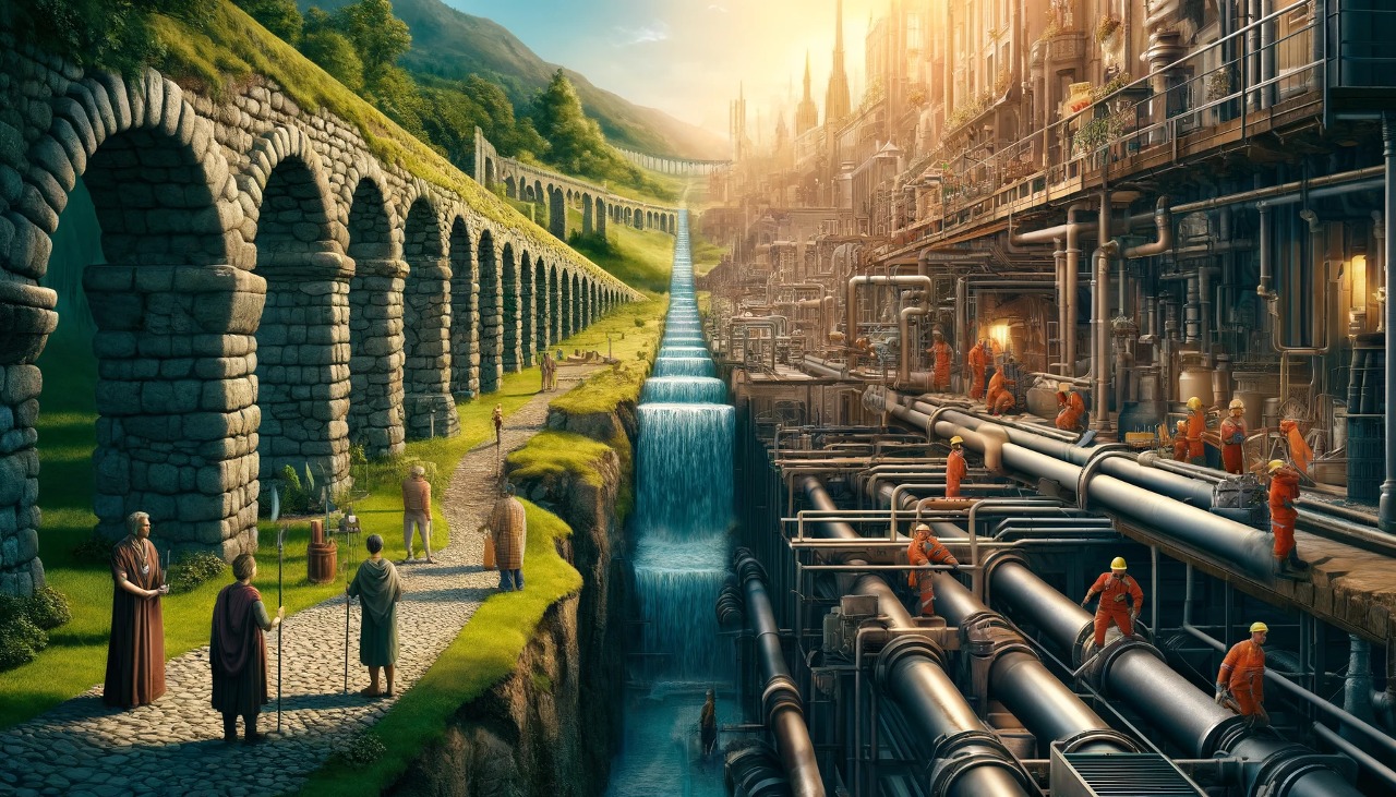 История развития водопровода: от древности до современных технологий История развития водопровода: от древности до современных технологий